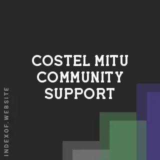 Costel Mitu Community Support | Indexof
