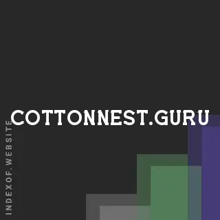 cottonnest.guru by Asdis Gunnarsdottir site -  Indexof