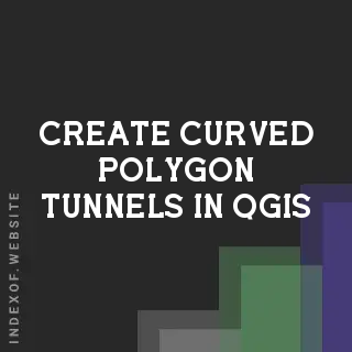 How to Create Curved Polygon Tunnels in QGIS with Set Degrees