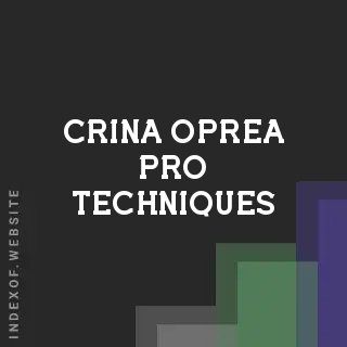 Crina Oprea Pro Techniques | Indexof
