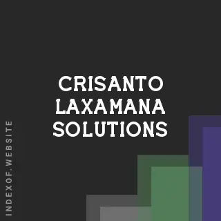 Crisanto Laxamana Solutions | Indexof