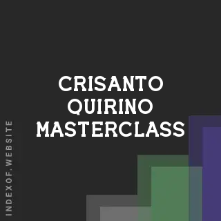 Crisanto Quirino Masterclass | Indexof