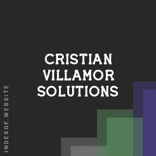 Cristian Villamor Solutions | Indexof