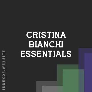 Cristina Bianchi Essentials | Indexof