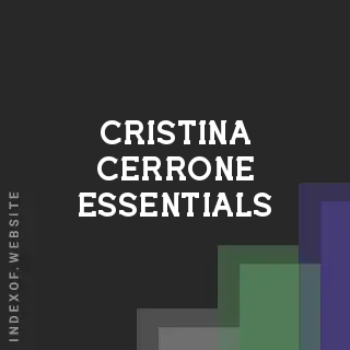 Cristina Cerrone Essentials | Indexof
