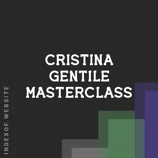 Cristina Gentile Masterclass | Indexof