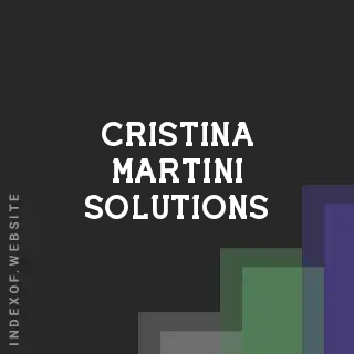 Cristina Martini Solutions | Indexof