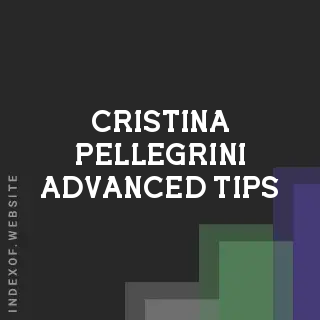 Cristina Pellegrini Advanced Tips | Indexof