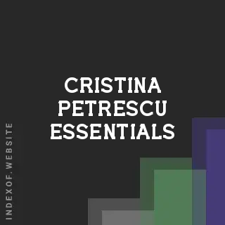 Cristina Petrescu Essentials | Indexof