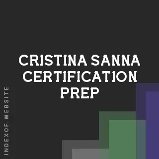 Cristina Sanna Certification Prep | Indexof