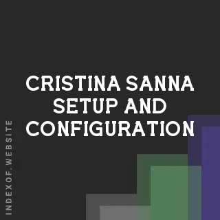 Cristina Sanna Setup and Configuration | Indexof