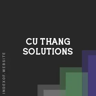 Cu Thang Solutions | Indexof