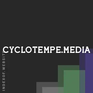 cyclotempe.media by Triana Lopez site -  Indexof