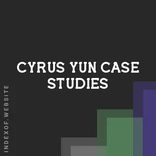 Cyrus Yun Case Studies | Indexof
