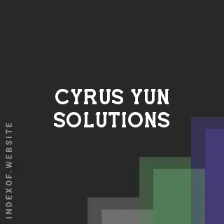 Cyrus Yun Solutions | Indexof