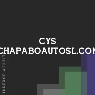 cys-chapaboautosl.com by Tomas Matias site -  Indexof