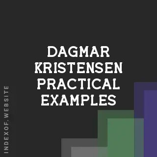 Dagmar Kristensen Practical Examples | Indexof