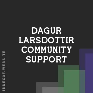 Dagur Larsdottir Community Support | Indexof