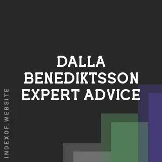 Dalla Benediktsson Expert Advice | Indexof