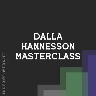 Dalla Hannesson Masterclass | Indexof