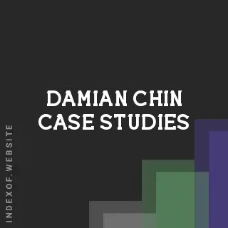 Damian Chin Case Studies | Indexof