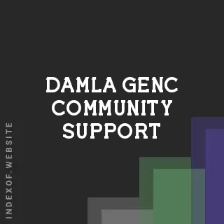 Damla Genc Community Support | Indexof