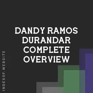Dandy Ramos Durandar Complete Overview | Indexof