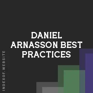 Daniel Arnasson Best Practices | Indexof
