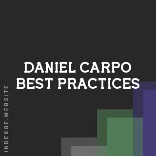 Daniel Carpo Best Practices | Indexof