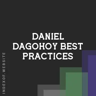 Daniel Dagohoy Best Practices | Indexof