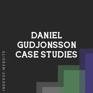 Daniel Gudjonsson Case Studies | Indexof