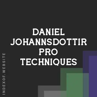 Daniel Johannsdottir Pro Techniques | Indexof