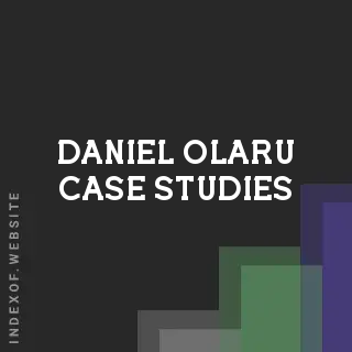 Daniel Olaru Case Studies | Indexof