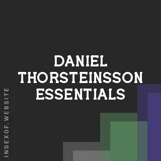 Daniel Thorsteinsson Essentials | Indexof