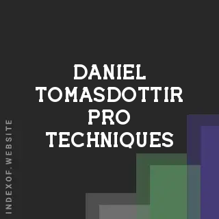 Daniel Tomasdottir Pro Techniques | Indexof