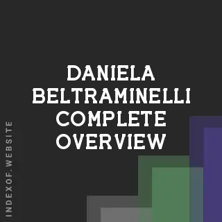 Daniela Beltraminelli Complete Overview | Indexof
