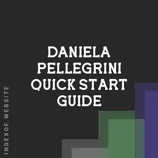 Daniela Pellegrini Quick Start Guide | Indexof