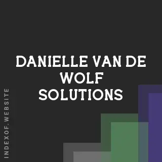 Danielle van de Wolf Solutions | Indexof