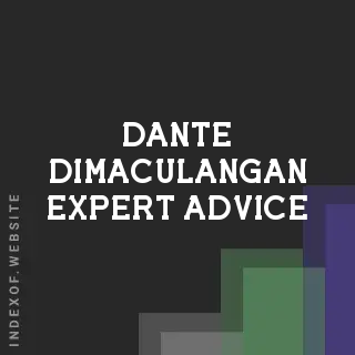 Dante Dimaculangan Expert Advice | Indexof