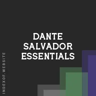 Dante Salvador Essentials | Indexof