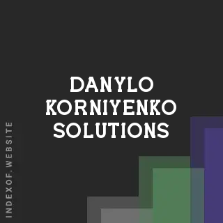 Danylo Korniyenko Solutions | Indexof