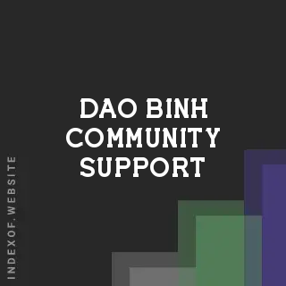 Dao Binh Community Support | Indexof
