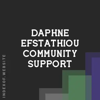 Daphne Efstathiou Community Support | Indexof