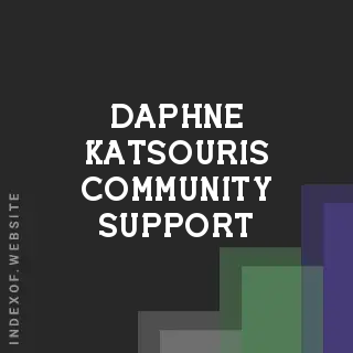 Daphne Katsouris Community Support | Indexof
