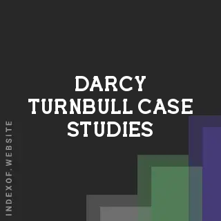 Darcy Turnbull Case Studies | Indexof