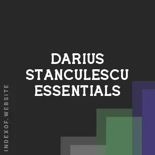 Darius Stanculescu Essentials | Indexof
