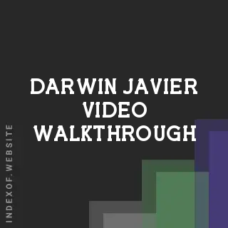 Darwin Javier Video Walkthrough | Indexof
