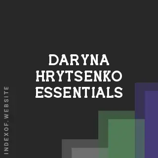 Daryna Hrytsenko Essentials | Indexof