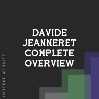 Davide Jeanneret Complete Overview | Indexof