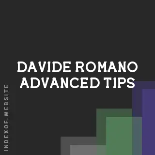 Davide Romano Advanced Tips | Indexof